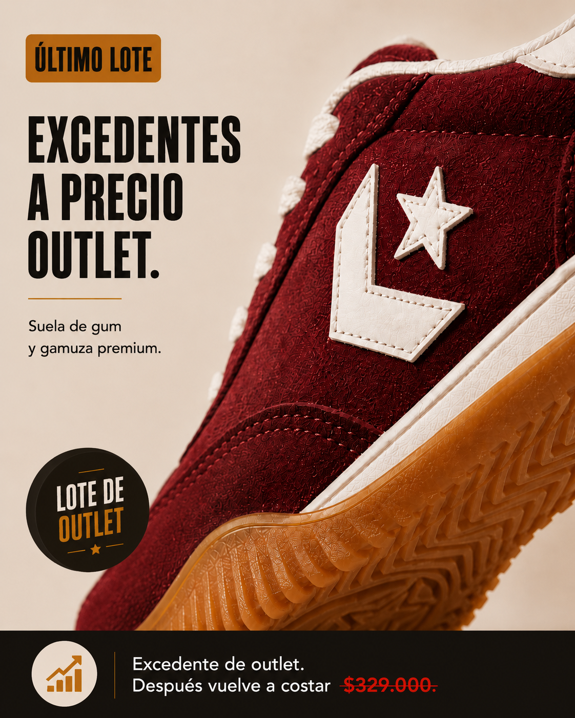 Converse Run Star Y25 + Media de Regalo